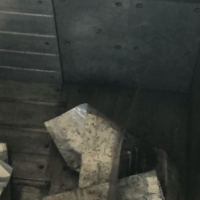 出華宏250噸打包機，60*60包塊，打了200噸的貨